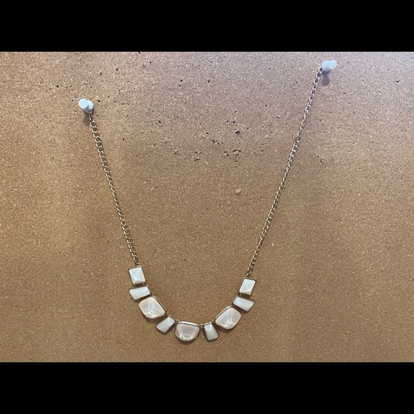 Light Peach Statement Necklace - Picture 6 of 6